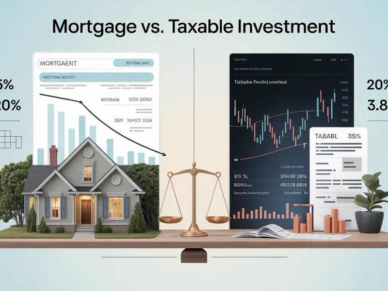 Mortgage vs. Taxable Investment: Break-Even Analysis (2026)