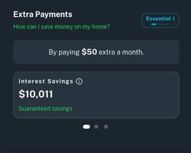 Extra Payments — interest savings calculator